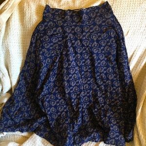 Swing Skirt in a Bicycle Pattern.